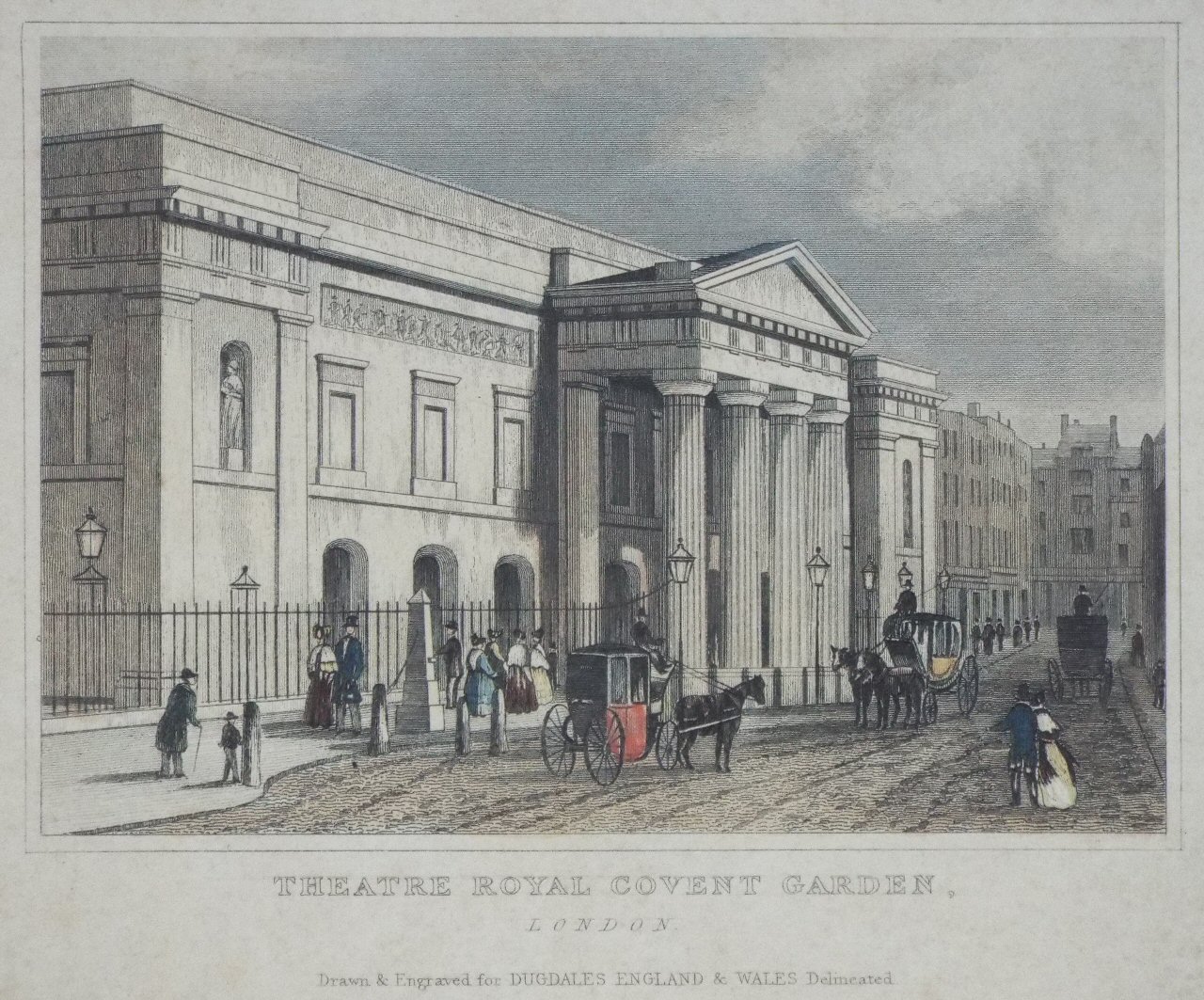 Print - Theatre Royal Covent Garden, London.